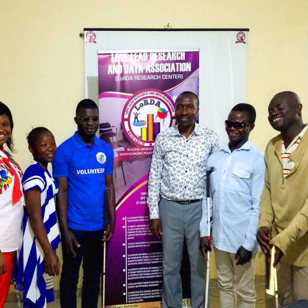 Picture of the Visually impaired and CEO of Lorda