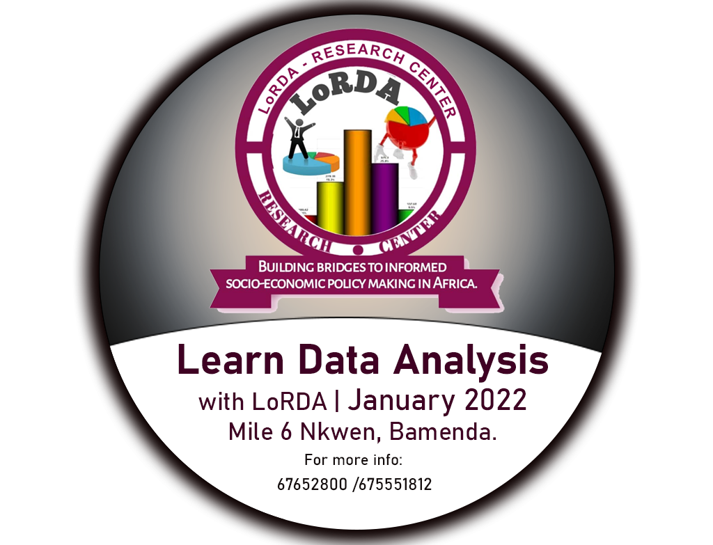 TRAINING ON DATA ANALYSIS AND RESEARCH